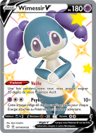 Carte Pokémon Wimessir-V SV114/SV122 Ultra Rare Destinées Radieuses