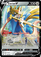 Carte Pokémon Zacian-V 138/202 Ultra Rare Épée et Bouclier (JCC)