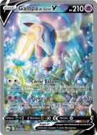 Carte Pokémon Galopa de Galar-V 168/198 Ultra Rare Règne de Glace