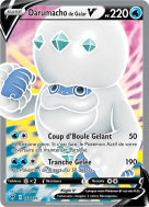 Carte Pokémon Darumacho de Galar-V 169/185 Ultra Rare Voltage Éclatant
