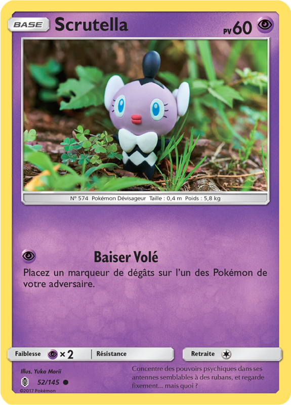 Carte Pokémon Scrutella 52/145 Commune Gardiens Ascendants