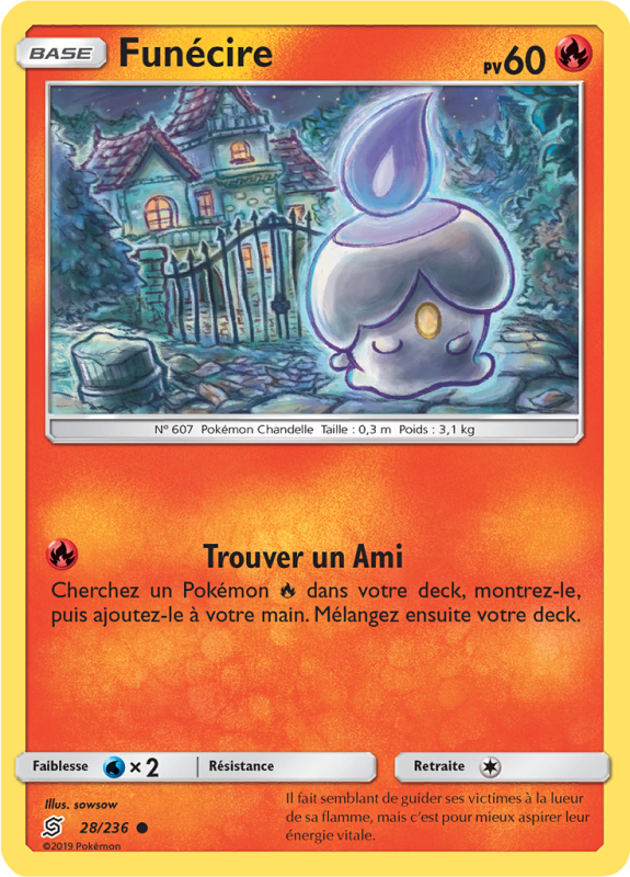 Carte Pokémon Funécire 28/236 Commune Harmonie des Esprits
