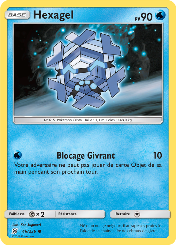 Carte Pokémon Hexagel 46/236 Commune Harmonie des Esprits