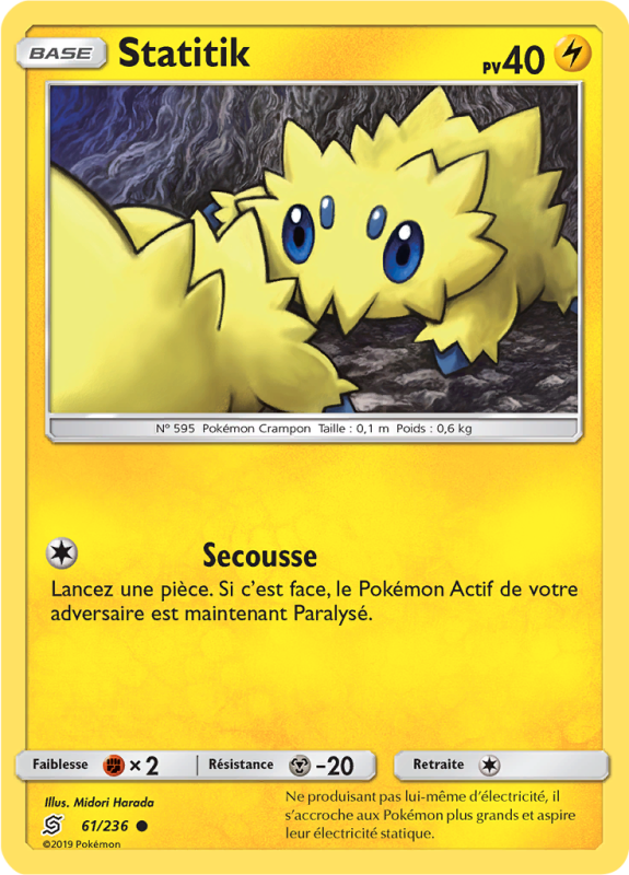 Carte Pokémon Statitik 61/236 Commune Harmonie des Esprits