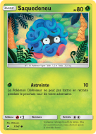 Carte Pokémon Saquedeneu 7/147 Commune Ombres Ardentes