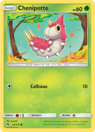 Carte Pokémon Chenipotte 23/214 Commune Tonnerre Perdu