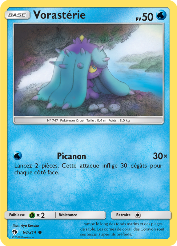 Carte Pokémon Vorastérie 68/214 Commune Tonnerre Perdu