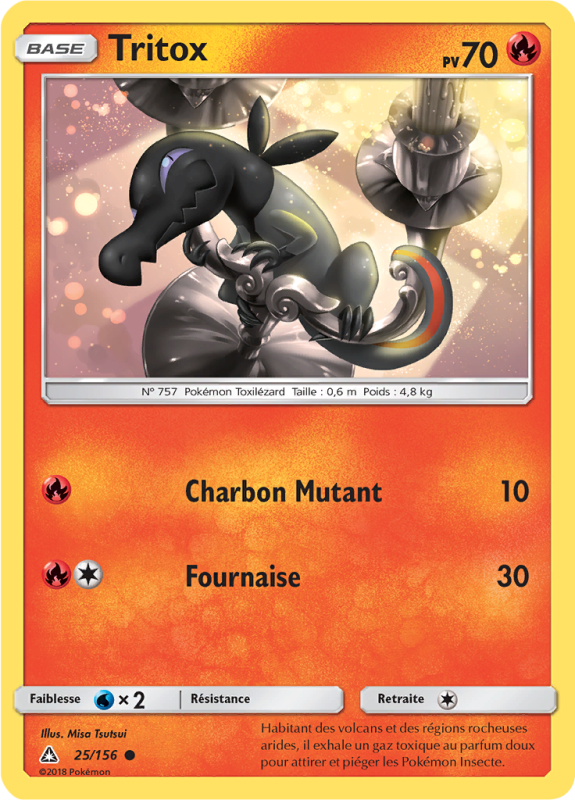 Carte Pokémon Tritox 25/156 Commune Ultra-Prisme