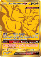 Carte Pokémon Ultra-Necrozma-GX 78/70 Gold Majesté des Dragons