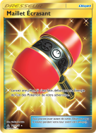 Carte Pokémon Maillet Écrasant 166/156 Gold Ultra-Prisme