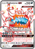 Carte Pokémon Engloutyran-GX SV71/SV94 Ultra Rare Destinées Occultes