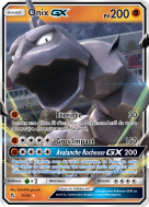 Carte Pokémon Onix-GX 36/68 Ultra Rare Destinées Occultes