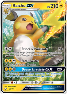 Carte Pokémon Raichu-GX 29/73 Ultra Rare Légendes Brillantes
