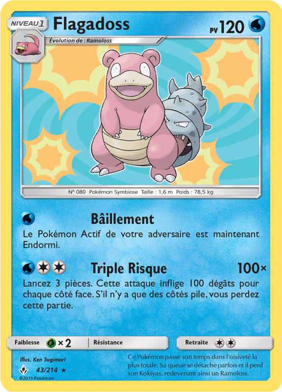 Carte Pokémon Flagadoss 43/214 Holographique Alliance Infaillible