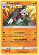 Carte Pokémon Minotaupe 115/236 Holographique Éclipse Cosmique