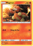 Carte Pokémon Magmar 10/68 Peu commune Destinées Occultes