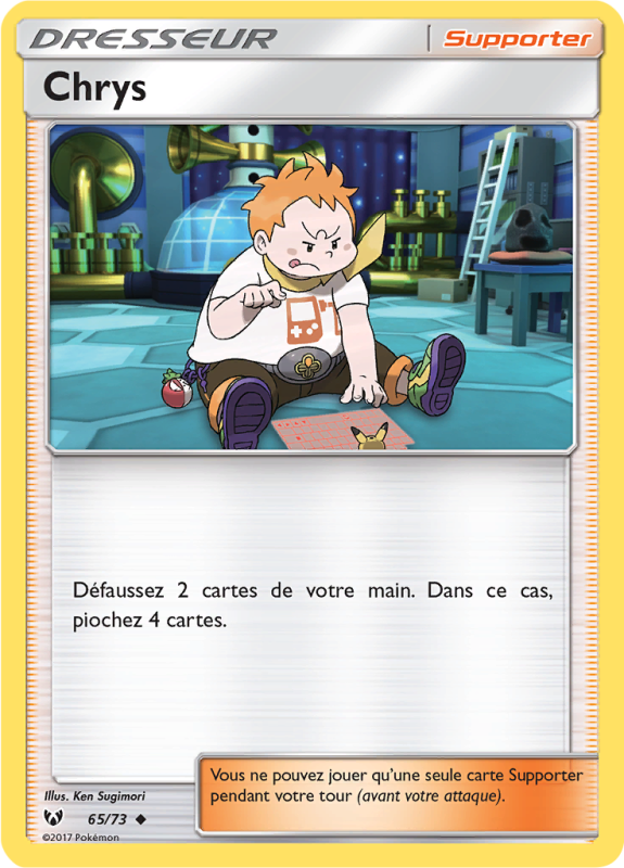 Carte Pokémon Chrys 65/73 Peu commune Légendes Brillantes