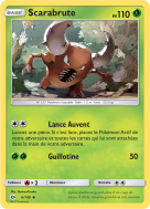 Carte Pokémon Scarabrute 6/149 Peu commune Soleil et Lune (JCC)