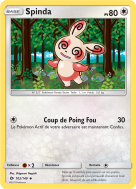 Carte Pokémon Spinda 102/149 Peu commune Soleil et Lune (JCC)