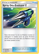 Carte Pokémon Spray Dés-Évoluant Z 166/214 Peu commune Alliance Infaillible
