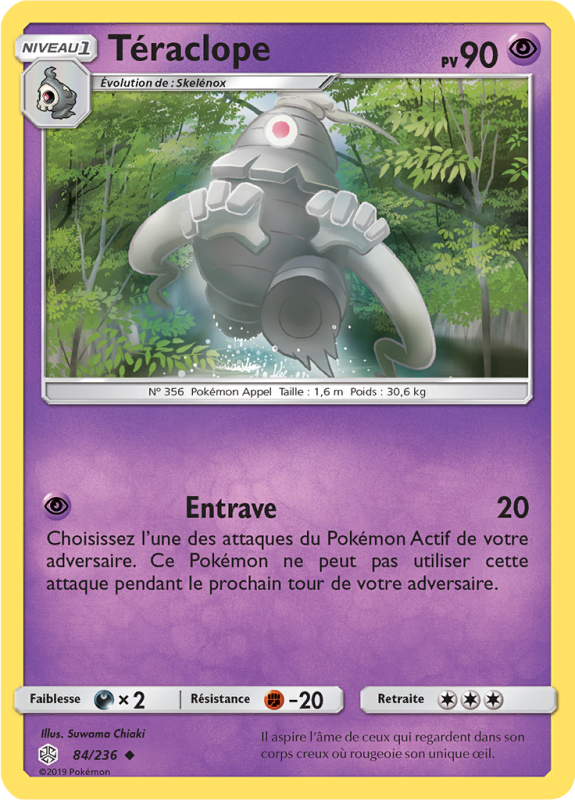 Carte Pokémon Téraclope 84/236 Peu commune Éclipse Cosmique