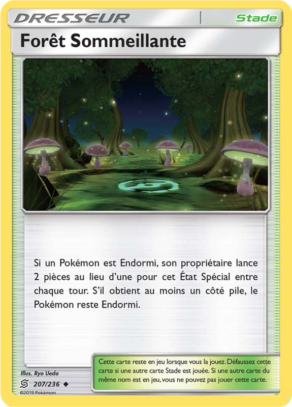 Carte Pokémon Forêt Sommeillante 207/236 Peu commune Harmonie des Esprits