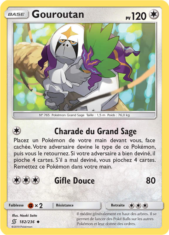 Carte Pokémon Gouroutan 182/236 Peu commune Harmonie des Esprits