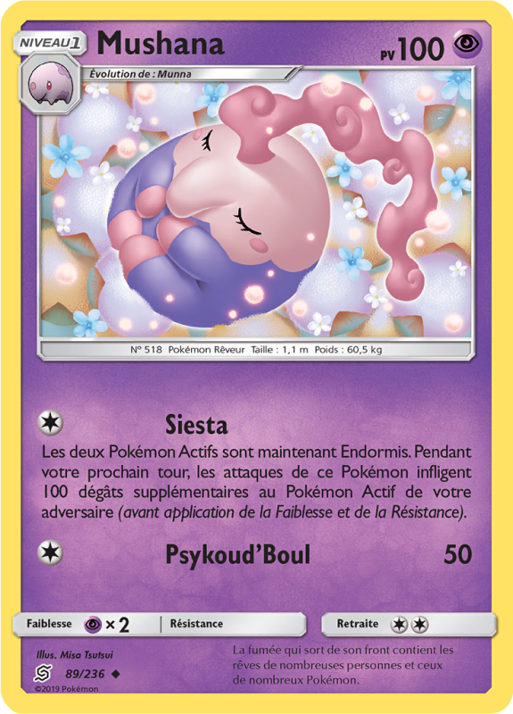 Carte Pokémon Mushana 89/236 Peu commune Harmonie des Esprits