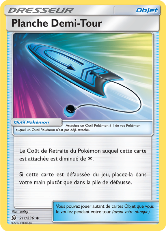 Carte Pokémon Planche Demi-Tour 211/236 Peu commune Harmonie des Esprits
