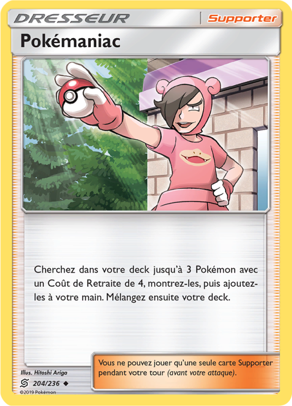 Carte Pokémon Pokémaniac 204/236 Peu commune Harmonie des Esprits