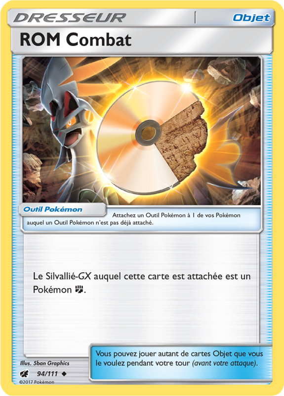 Carte Pokémon ROM Combat 94/111 Peu commune Invasion Carmin