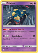 Carte Pokémon Séviper 50/147 Peu commune Ombres Ardentes