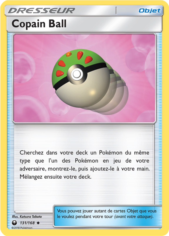 Carte Pokémon Copain Ball 131/168 Peu commune Tempête Céleste