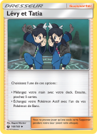 Carte Pokémon Lévy et Tatia 148/168 Peu commune Tempête Céleste