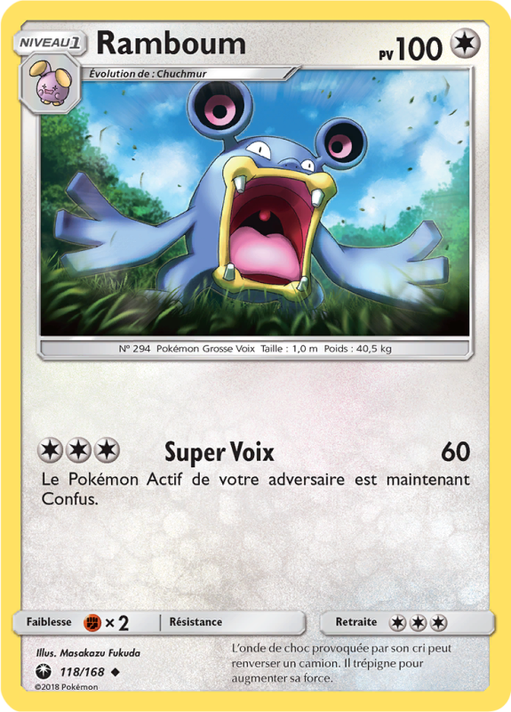 Carte Pokémon Ramboum 118/168 Peu commune Tempête Céleste