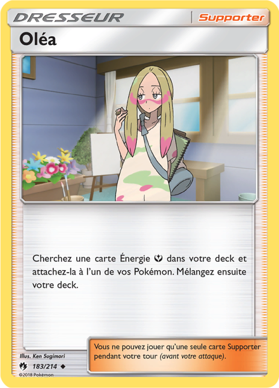 Carte Pokémon Oléa 183/214 Peu commune Tonnerre Perdu