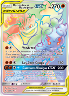 Carte Pokémon Marshadow et Mackogneur-GX 221/214 Rainbow Alliance Infaillible