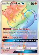 Carte Pokémon Marshadow-GX 156/147 Rainbow Ombres Ardentes