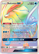 Carte Pokémon Suicune-GX 220/214 Rainbow Tonnerre Perdu
