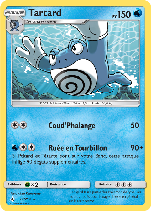 Carte Pokémon Tartard 39/214 Rare Alliance Infaillible