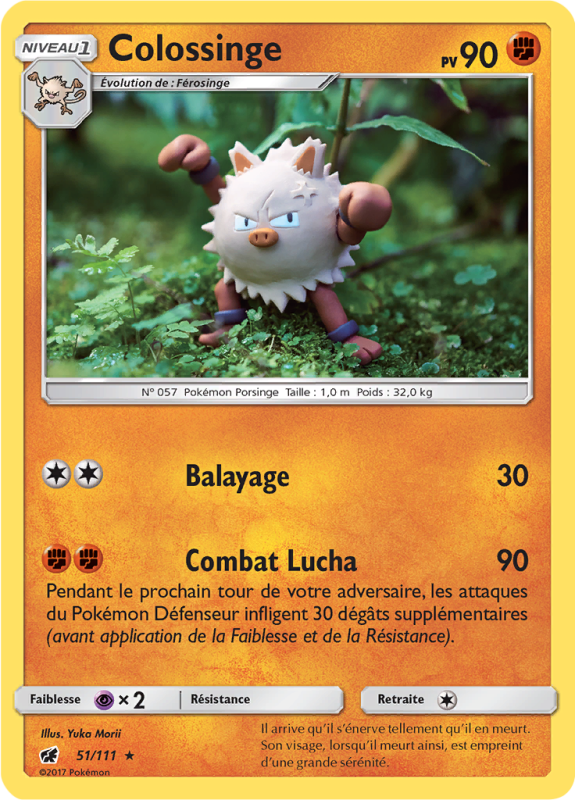 Carte Pokémon Colossinge 51/111 Rare Invasion Carmin