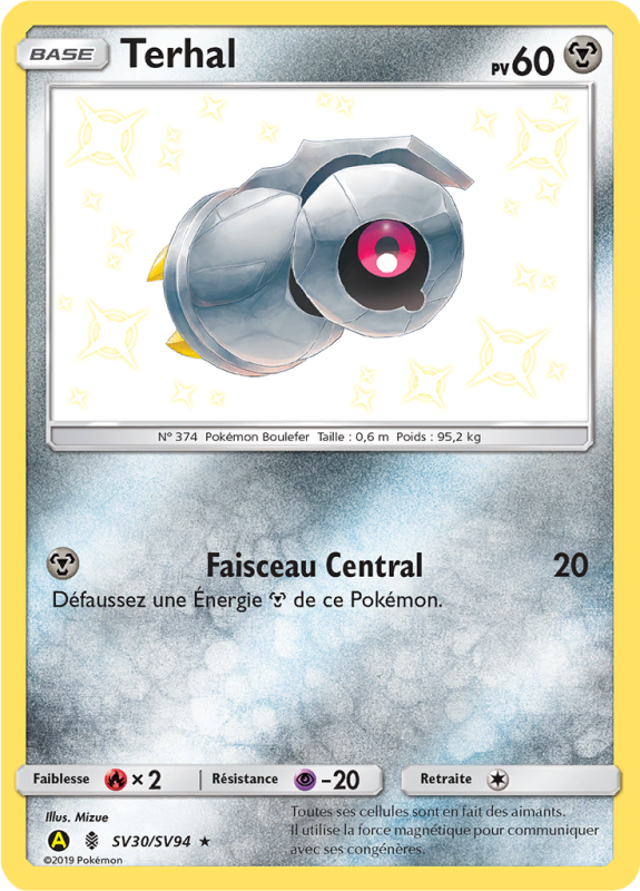 Carte Pokémon Terhal SV30/SV94 Ultra Rare Destinées Occultes