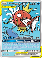 Carte Pokémon Magicarpe et Wailord-GX 161/181 Ultra Rare Duo de Choc
