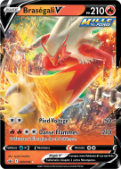 Carte Pokémon Braségali-V 020/198 Ultra Rare Règne de Glace