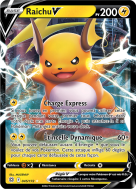 Carte Pokémon Raichu-V 045/172 Ultra Rare Stars Étincelantes