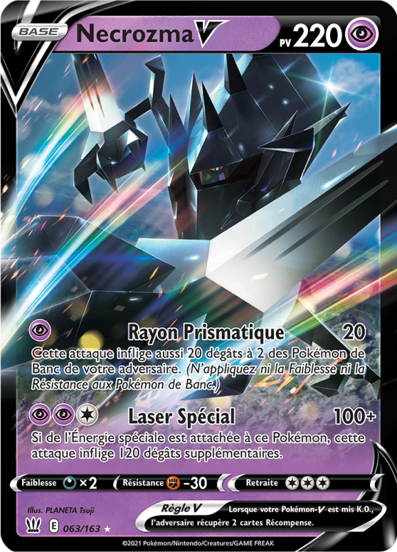 Carte Pokémon Necrozma-V 063/163 Ultra Rare Styles de Combat