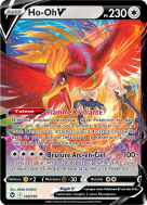 Carte Pokémon Ho-Oh-V 140/195 Ultra Rare Tempête Argentée