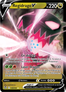 Carte Pokémon Regidrago-V 135/195 Ultra Rare Tempête Argentée