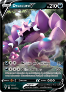 Carte Pokémon Drascore-V 106/185 Ultra Rare Voltage Éclatant
