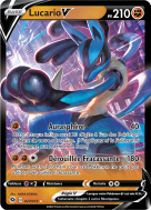 Carte Pokémon Lucario-V 027/073 Ultra Rare La Voie du Maître